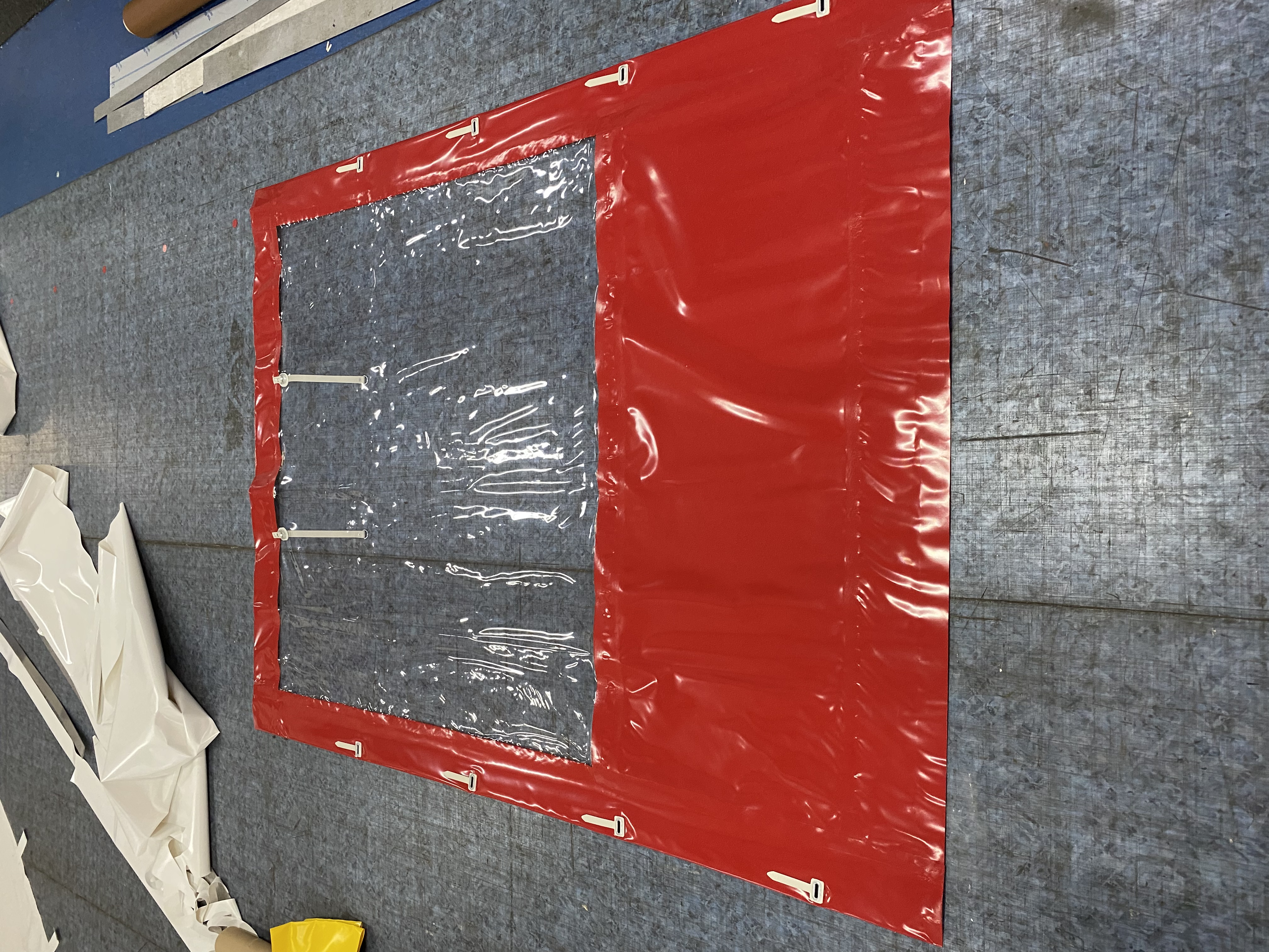 Plachta na pergolu, 180 x 234 cm, červená